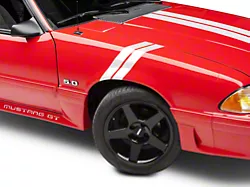 SpeedForm Hash Marks; White; Left Side (79-93 Mustang)