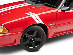 SpeedForm Hash Marks; White; Right Side (79-93 Mustang)