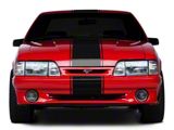 SpeedForm Super Snake Style Stripes; Gloss Black (79-93 Mustang)
