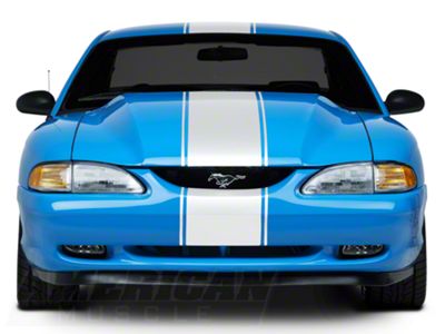 SpeedForm Super Snake Style Stripes; White (94-98 Mustang)