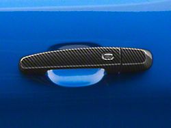 SpeedForm Door Handle Covers; Carbon Fiber (16-24 Camaro)