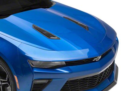 SpeedForm Hood Vent Trim; Carbon Fiber (16-24 Camaro)