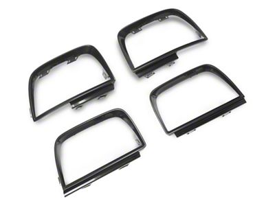 SpeedForm Tail Light Bezels; Gloss Black (10-13 Camaro)