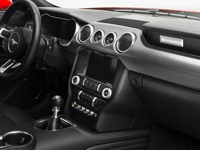 SpeedForm Touchscreen Bezel; Carbon Fiber Style (15-23 Mustang)