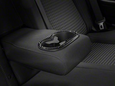 SpeedForm Armrest Cup Holder Trim; Carbon Fiber (15-23 Challenger)