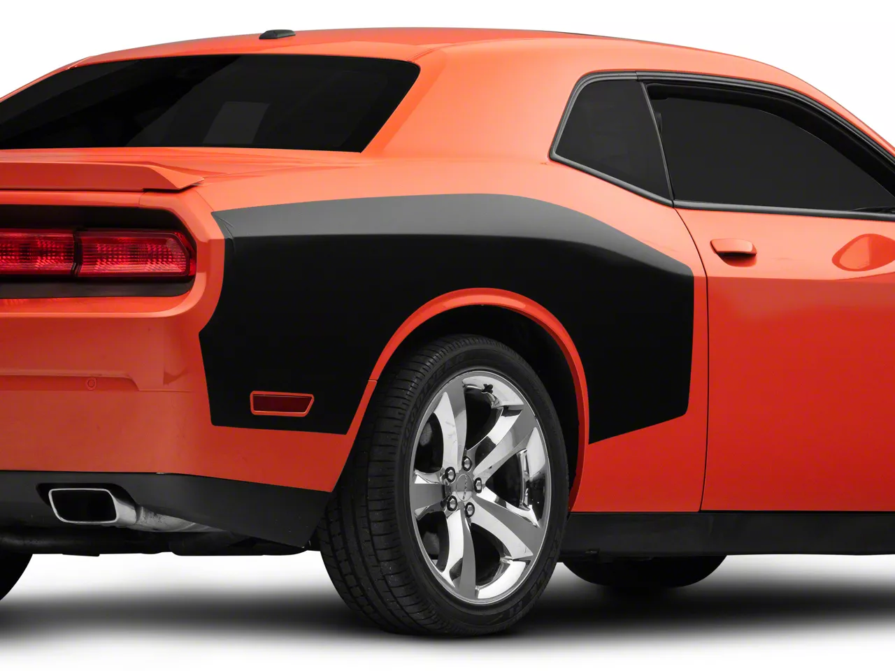 SEC10 Challenger Hood Decal; Carbon Fiber CH3234 (08-14