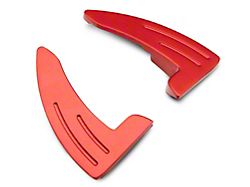 SpeedForm Billet Aluminum Shifter Paddle Extensions; Red (15-23 Challenger)