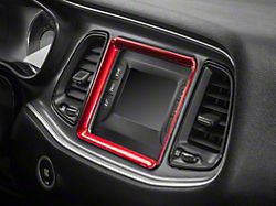 SpeedForm Center Dash Trim; Red (15-23 Challenger)