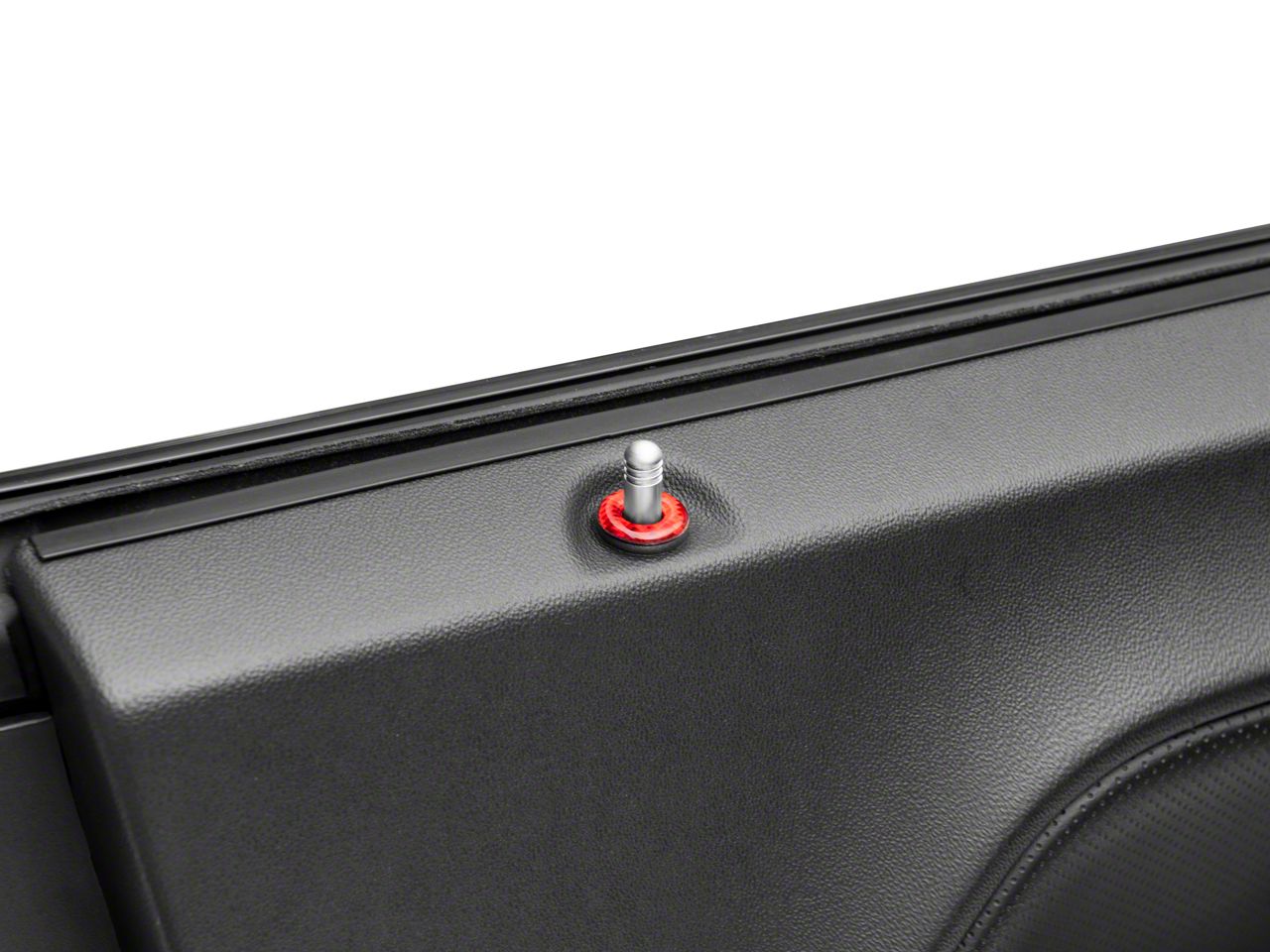 SpeedForm Challenger Door Lock Trim; Red Carbon CH16598 (08-14
