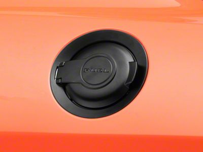 SpeedForm Fuel Door Cover; Matte Black (08-23 Challenger)