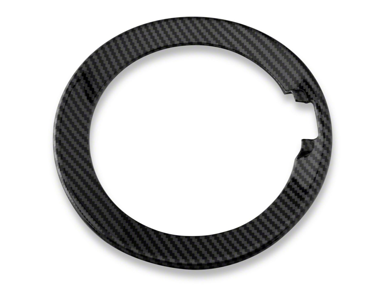 SpeedForm Challenger Fuel Filler Cap Cover; Carbon Fiber CH16474