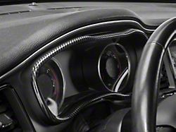 SpeedForm Gauge Cluster Trim; Carbon Fiber (15-23 Challenger)