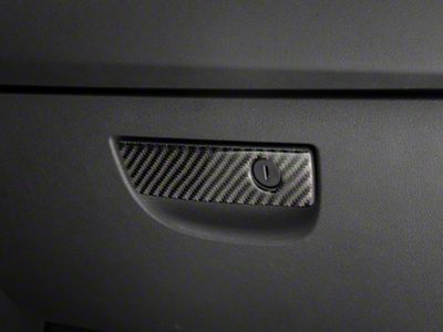 SpeedForm Glove Box Handle Trim; Carbon Fiber (08-14 Challenger)