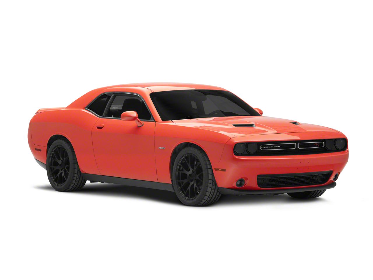 SpeedForm Challenger Headlight Covers; Smoked CH9182 (15-23
