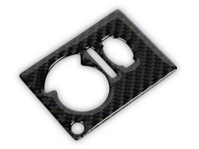 SpeedForm Headlight Switch Trim; Carbon Fiber (08-10 Challenger)