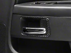 SpeedForm Interior Door Handle Trim; Carbon Fiber (08-14 Challenger)