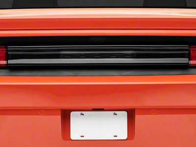 SpeedForm Rear Center Tail Light Cover; Smoked (08-14 Challenger)