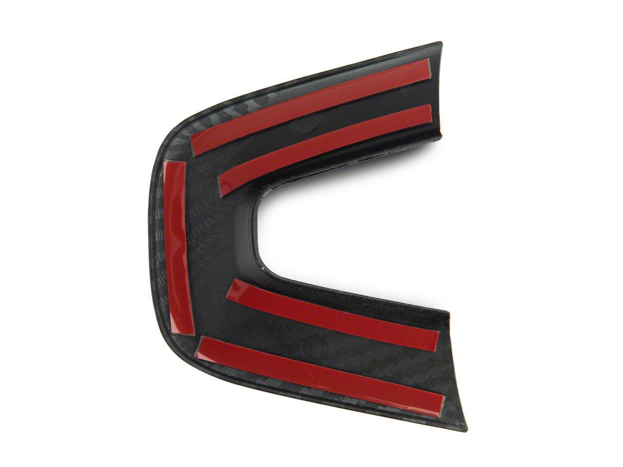 SpeedForm Challenger Steering Wheel Trim; Carbon Fiber