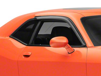 SpeedForm Window Deflectors; Smoked (08-23 Challenger)