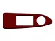 SpeedForm Window Switch Plate Trim; Red Carbon (08-14 Challenger)
