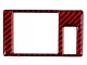 SpeedForm Window Switch Plate Trim; Red Carbon (08-14 Challenger)