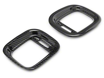 SpeedForm Air Vent Trim; Carbon Fiber (16-23 Charger)
