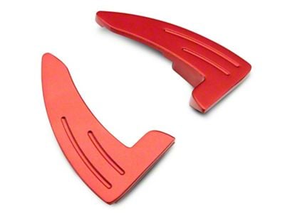 SpeedForm Billet Aluminum Shifter Paddle Extensions; Red (15-23 Charger)
