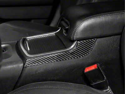 SpeedForm Center Console Armrest Trim; Carbon Fiber (15-23 Charger)