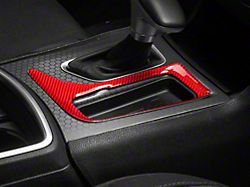 SpeedForm Center Console Trim; Red Carbon (15-23 Charger)
