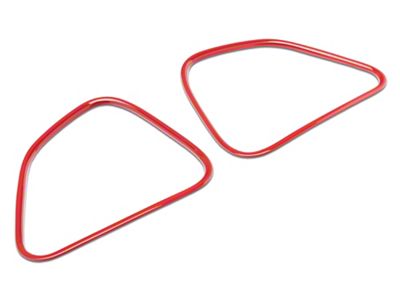 SpeedForm Door Speaker Trim; Red (11-14 Charger)