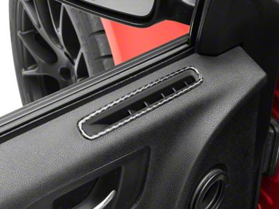 SpeedForm Door Vent Trim; Carbon Fiber (15-23 Charger)