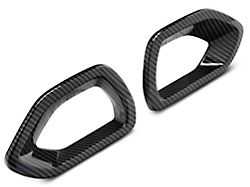 SpeedForm Grille Insert Trim Bezels; Carbon Fiber (15-23 Charger SRT; 19-23 Charger Scat Pack)