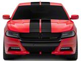 SEC10 Full Length Stripes; Gloss Black; 10-Inch (06-23 Charger)