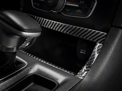 SpeedForm HVAC Panel Trim; Carbon Fiber (15-23 Charger)