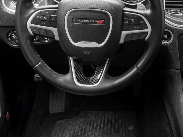 SpeedForm Lower Steering Wheel Trim; Carbon Fiber (15-23 Charger)