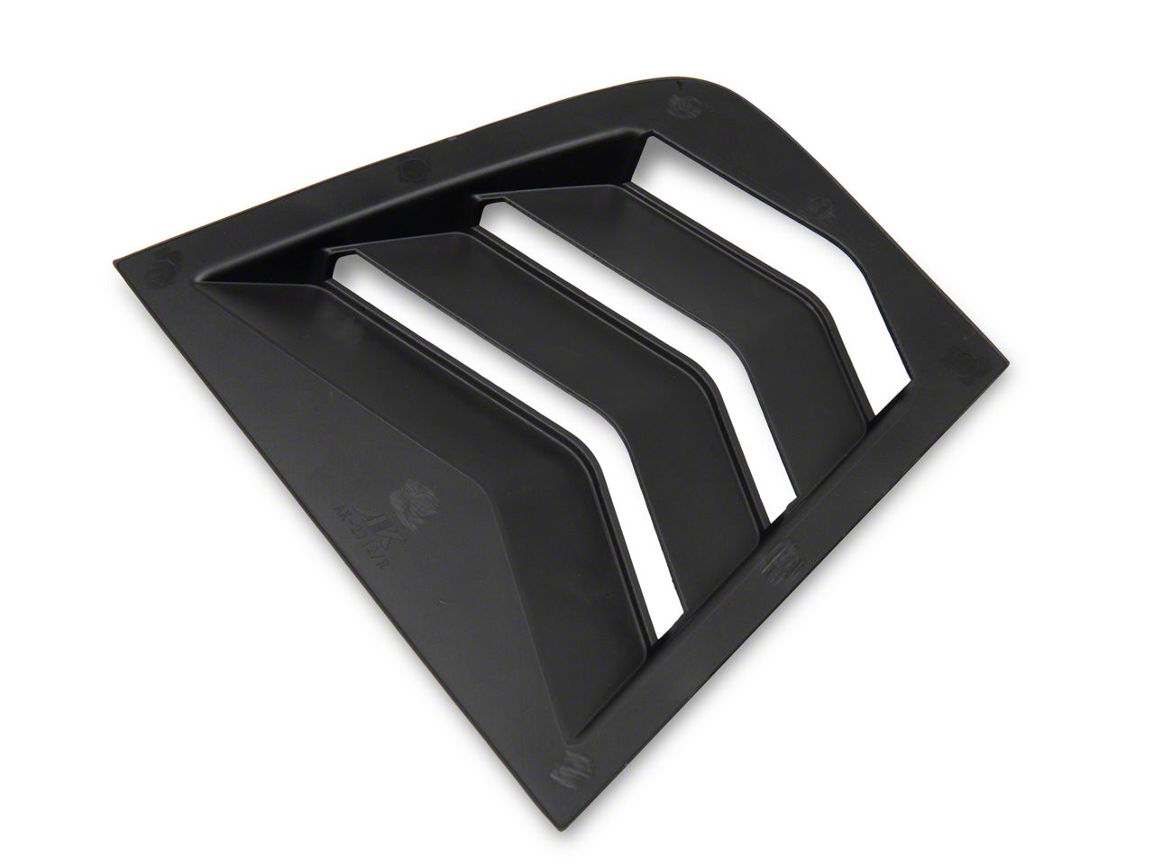 SpeedForm Charger Quarter Window Louvers; Matte Black CR5859-99