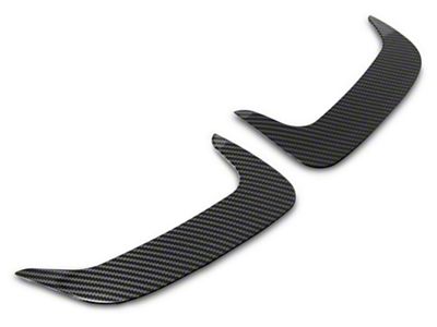 SpeedForm Rear Bumper Vent Trim; Carbon Fiber (16-23 Charger)