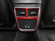 SpeedForm Rear Console with USB Vent Trim; Red Carbon Fiber (15-23 Charger)