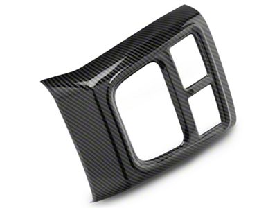 SpeedForm Rear Seat Vent Trim; Carbon Fiber (16-23 Charger)