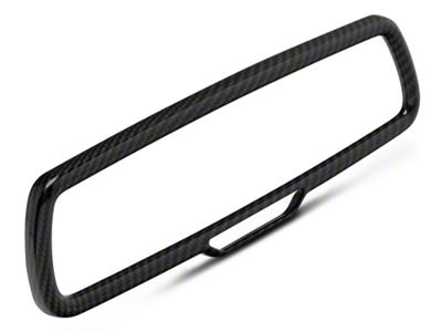 SpeedForm Rear View Mirror Trim; Carbon Fiber (11-14 Charger)