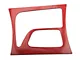 SpeedForm Shifter Console Trim; Red Carbon (15-23 Charger)