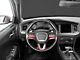 SpeedForm Steering Wheel Trim; Red Carbon Fiber (15-23 Charger)