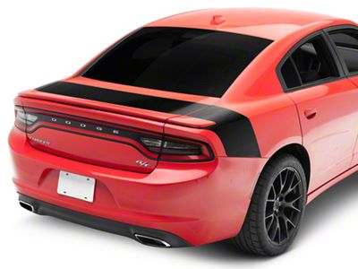 SpeedForm Tail Graphic; Gloss Black (11-23 Charger)