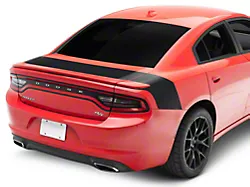 SEC10 Tail Graphic; Matte Black (11-23 Charger)