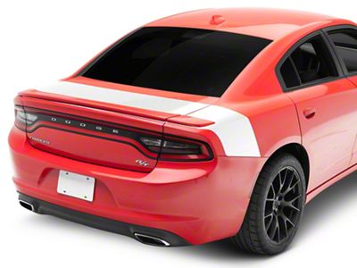 SEC10 Tail Graphic; White (11-23 Charger)
