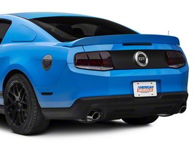 SpeedForm Decklid Blackout Decal; Matte Black (10-14 Mustang)