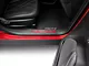SpeedForm Door Sill Trim Cover; Red Carbon Fiber (21-24 Mustang Mach-E)