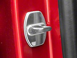 SpeedForm Door Striker Trim; Chrome (21-25 Mustang Mach-E)