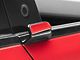 SpeedForm Exterior Door Handle Trim; Red Carbon Fiber (21-24 Mustang Mach-E)