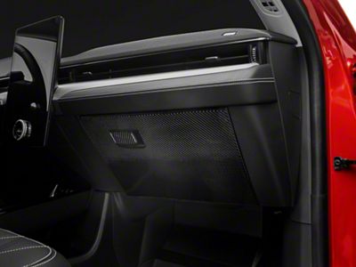 SpeedForm Glove Box Trim; Black Carbon Fiber (21-24 Mustang Mach-E)